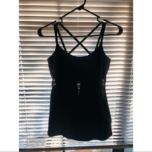 Strappy Black Lululemon tank